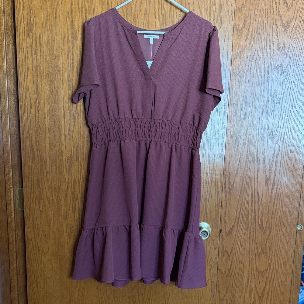 NWT Mauve Short Sleeve Dress